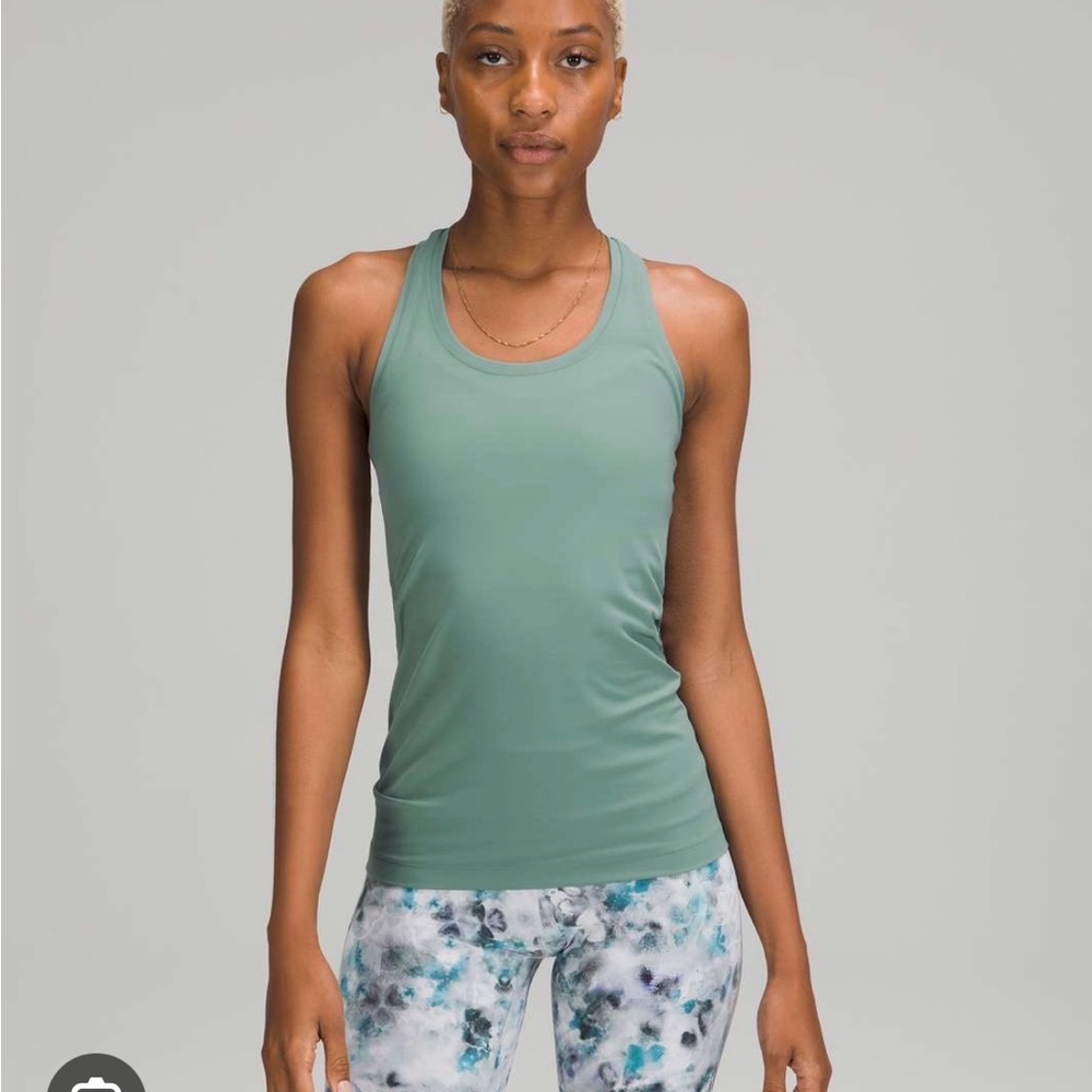 Lululemon Cool Racerback Tank Top *Nulu Tidewater teal